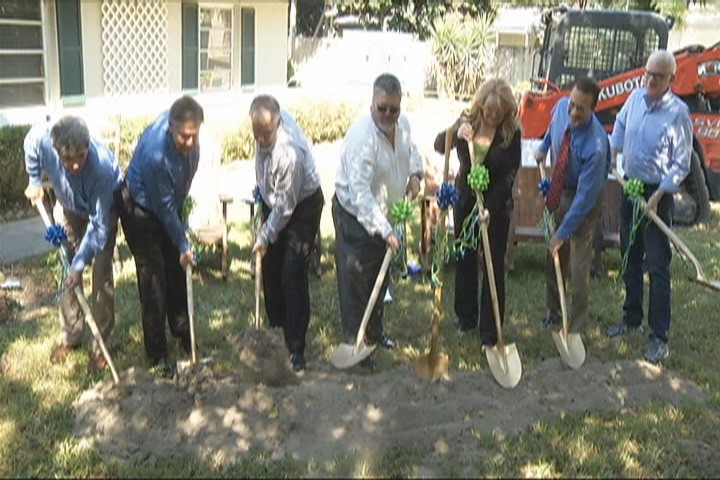 Groundbreaking for the Russell Home Renovations